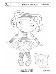 Lalaloopsy boyama sayfaları